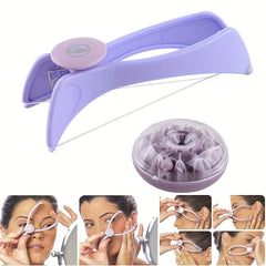 Facial Hair Removal Device Manual Thread Clip Purple