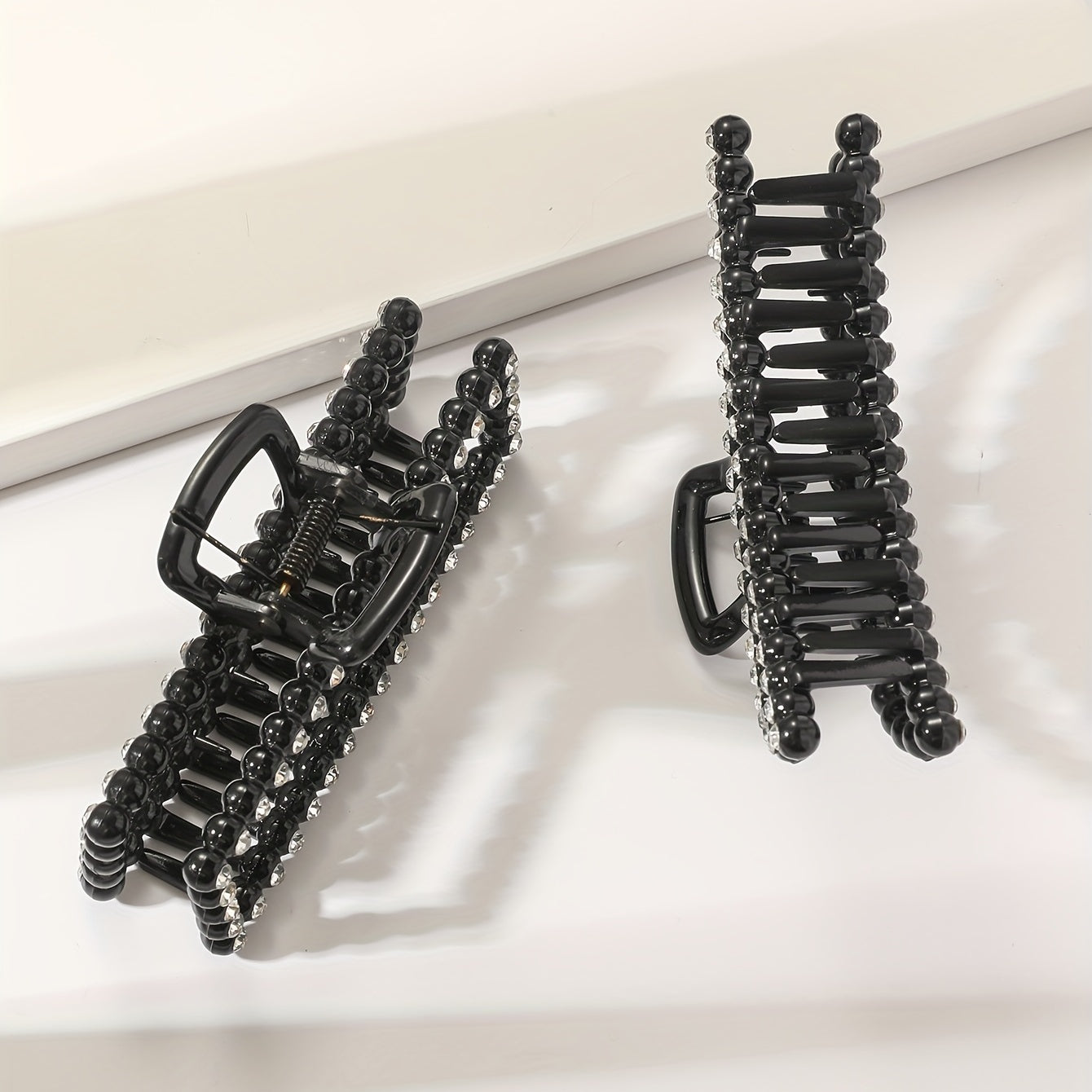 Hollow Rhinestone Hair Clip Claw for Women Girls