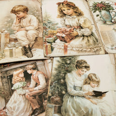 Vigus8 Mother's Scrapbook Diary A5 Size Handcraft Paper