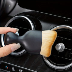 2pcs Car Interior Air Outlet Cleaning Brush Soft Bristles Dust Removal Brush