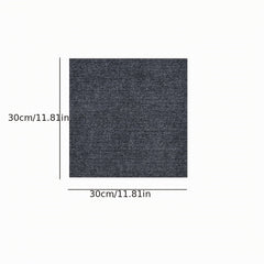 10pcs Adhesive Floor Mats Easy DIY Non Slip Soft Tiles Washable Indoor Office