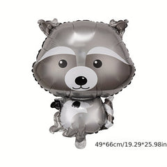 4pcs Small Animal Birthday Balloons Set