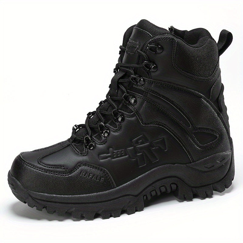 Men's High Top Tactical Boots Lace Up Military Shoes