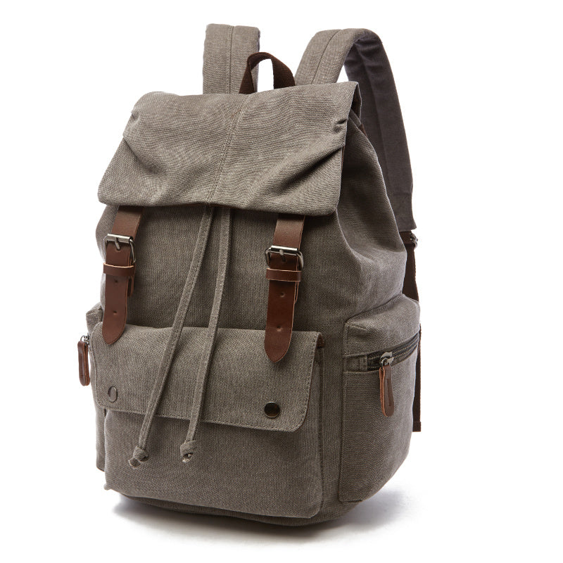 Outdoor Leisure Retro Travel Canvas Backpack Computer Backpack