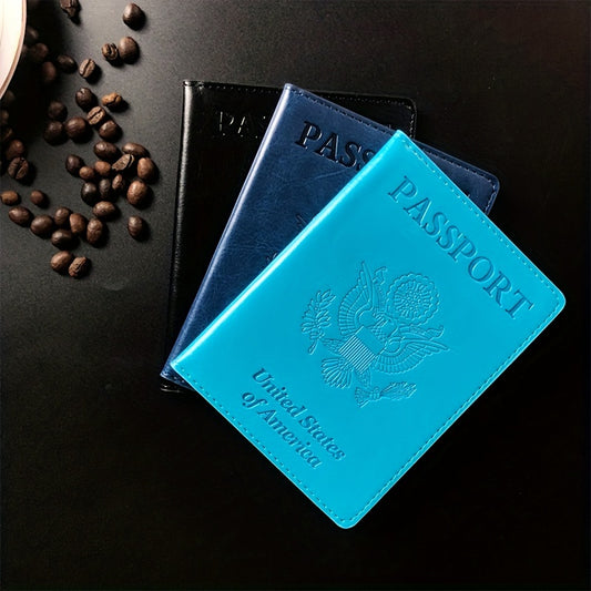 American Passport Cover PU Leather Holder