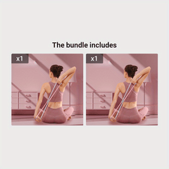 8 Shaped Puller Back Exercise Stretching Elastic Belt Yoga Stretching