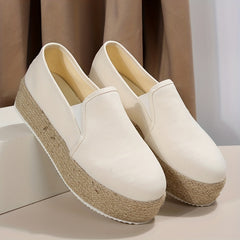 Women's Slip-On Espadrilles with Non-Slip Thick Bottom