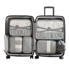 7Pcs Travel Bag Set Foldable Storage Organizer Luggage Bags For Women