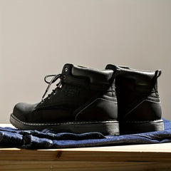Men's Waterproof Hiking Boots Anti-Skid Lace-Up Shoes