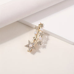 Rhinestone Hair Clip Shooting Star Duck Billed Clip Women Girls Hair Acces