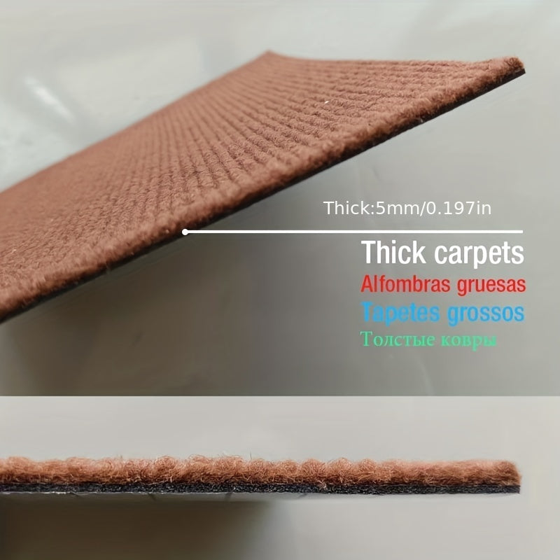 10pcs Adhesive Floor Mats Easy DIY Non Slip Soft Tiles Washable Indoor Office