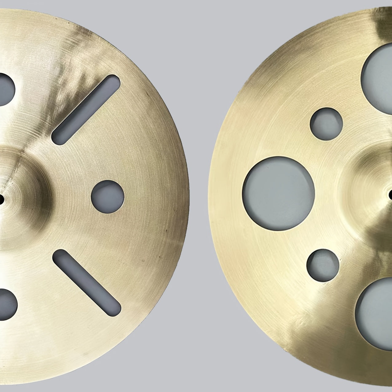 Hand Hammered B20 Bronze 45 Dual Trash Crash Cymbals