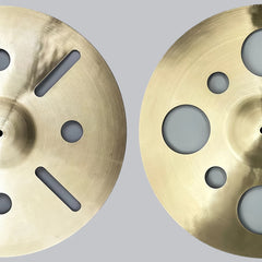 Hand Hammered B20 Bronze 45 Dual Trash Crash Cymbals