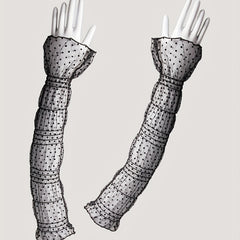 Polka Dot Lace Sunscreen Sleeves for Summer Outdoor