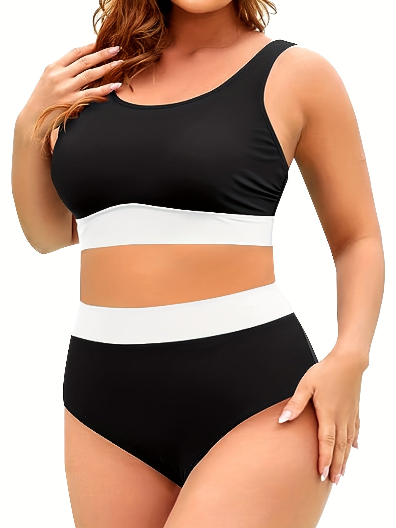  Sexy Bikini Set Criss Cross Back High Waist