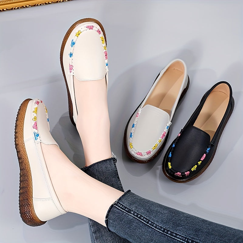 Women's Soft Sole Slip On Loafers Lightweight Walking Flats