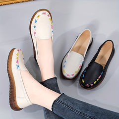 Women's Soft Sole Slip On Loafers Lightweight Walking Flats