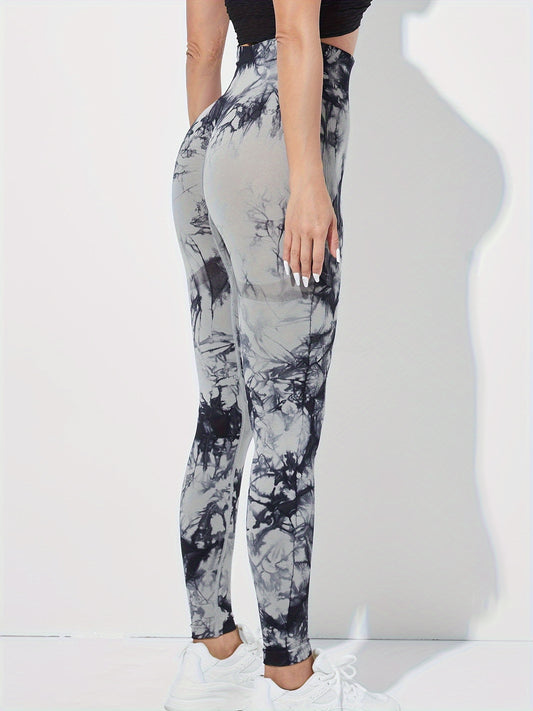 Tie Dye High Waist Sports Leggings