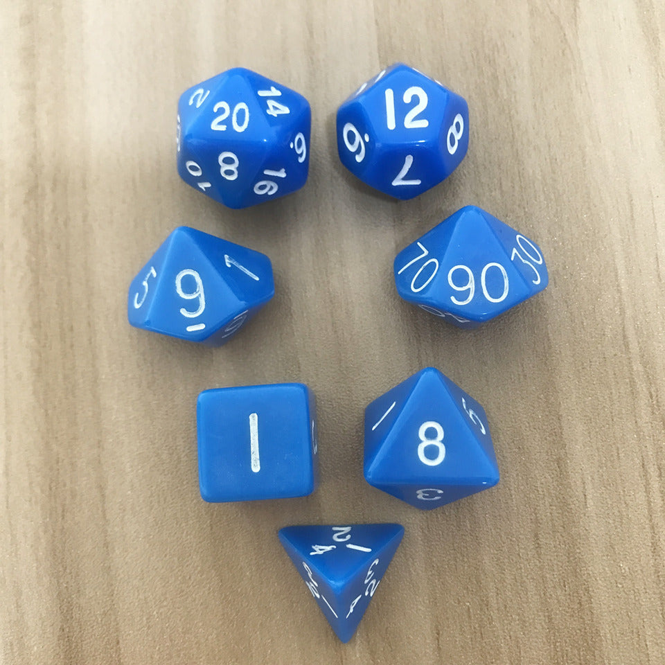 7 Pack Double Sided Dice Set for RPG & Entertainment Games