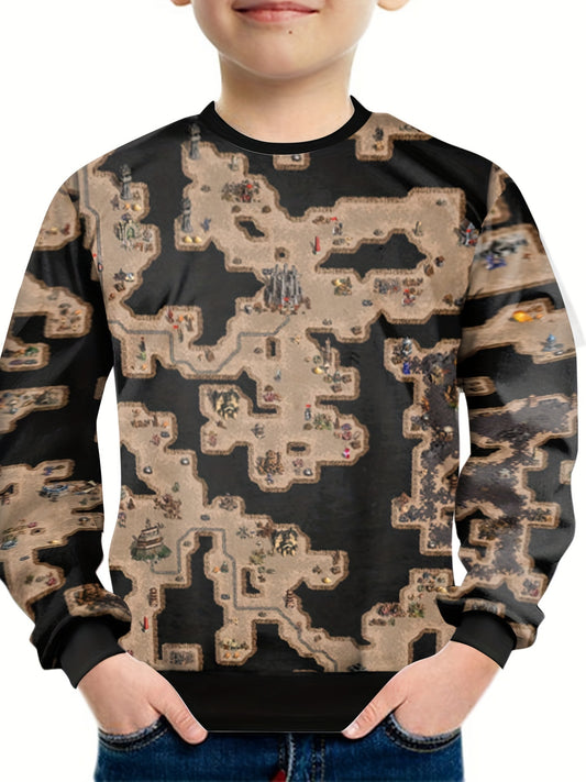 Teens Hot 3D Print Sweatshirt Street Wear Clothes