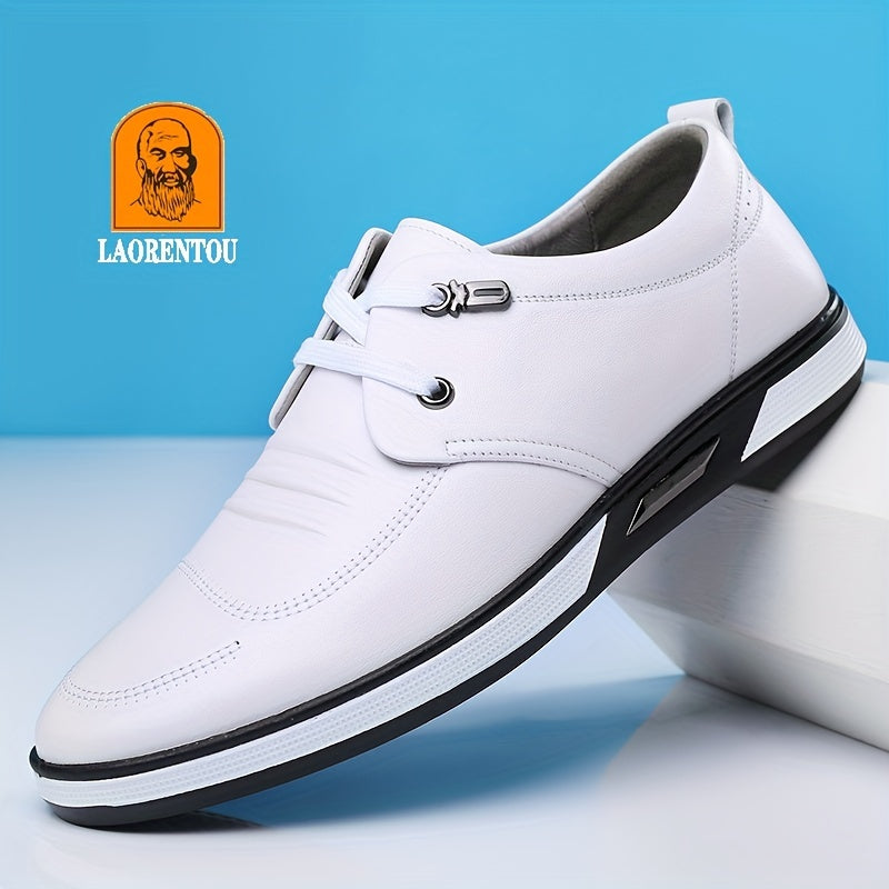 Men's Breathable Leather Dress Shoes For Office