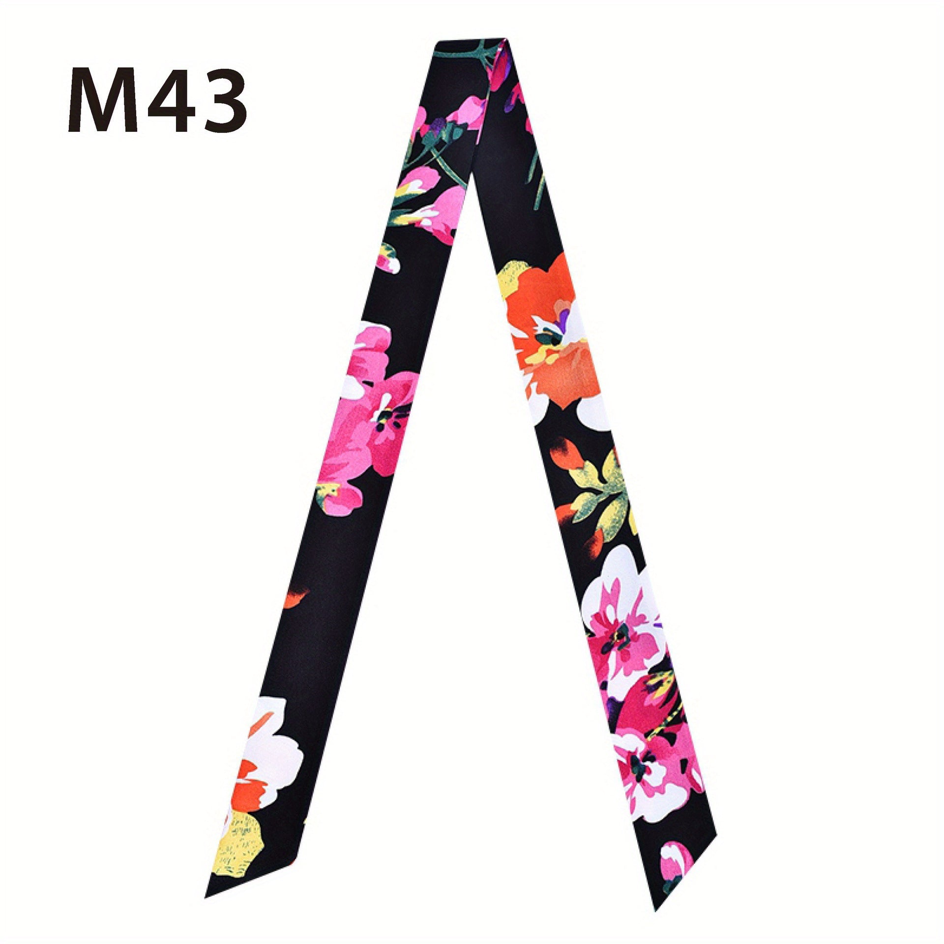 Skinny Scarf Long Ribbon Neckerchief French Style Twilly Scarf