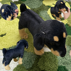 Realistic Plush Puppy Stuffed Animal Toy