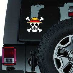 12.7cm Skull Character Car Sticker DIY Motorcycle Laptop Decal