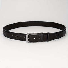 Men's Pin Buckle Belt PU Leather Belt Jeans Pants Waist Strap