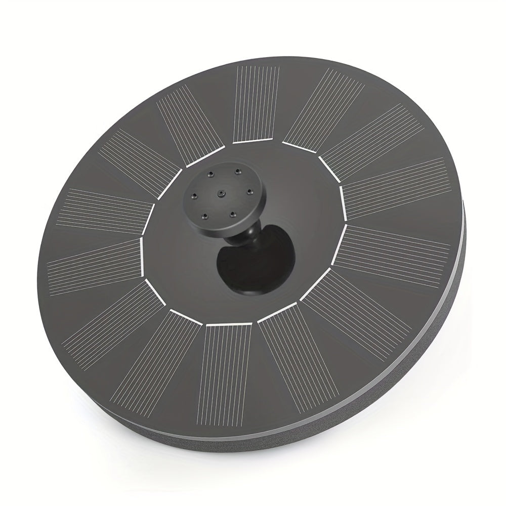 Solar Bird Bath Fountain with 6 Nozzles - Outdoor Solar Fountain Pump