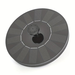 Solar Bird Bath Fountain with 6 Nozzles - Outdoor Solar Fountain Pump
