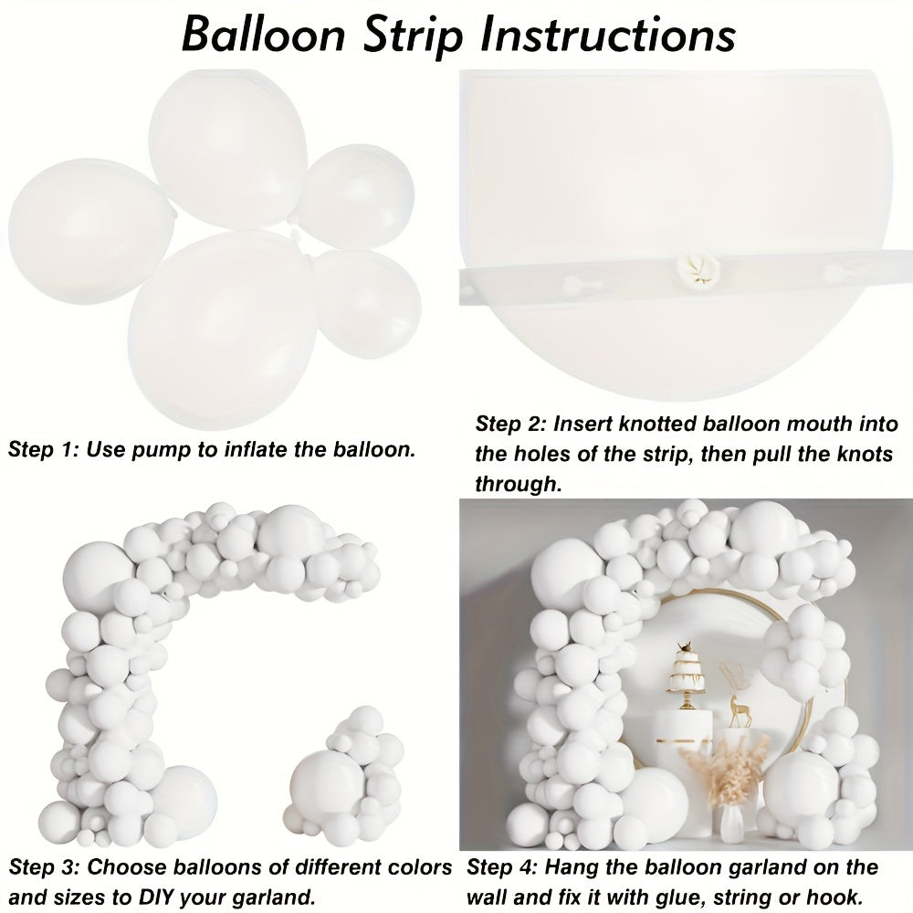 Matte Balloons Wreath Arch Set | 149pcs Latex Balloons Wedding Party Decor