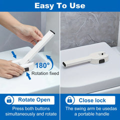 Baby Toilet Seat Lock, Easy Installation, Strong Adhesion