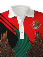 Eagle 3D Pattern Men's Casual Comfy Custom Fit Shirt