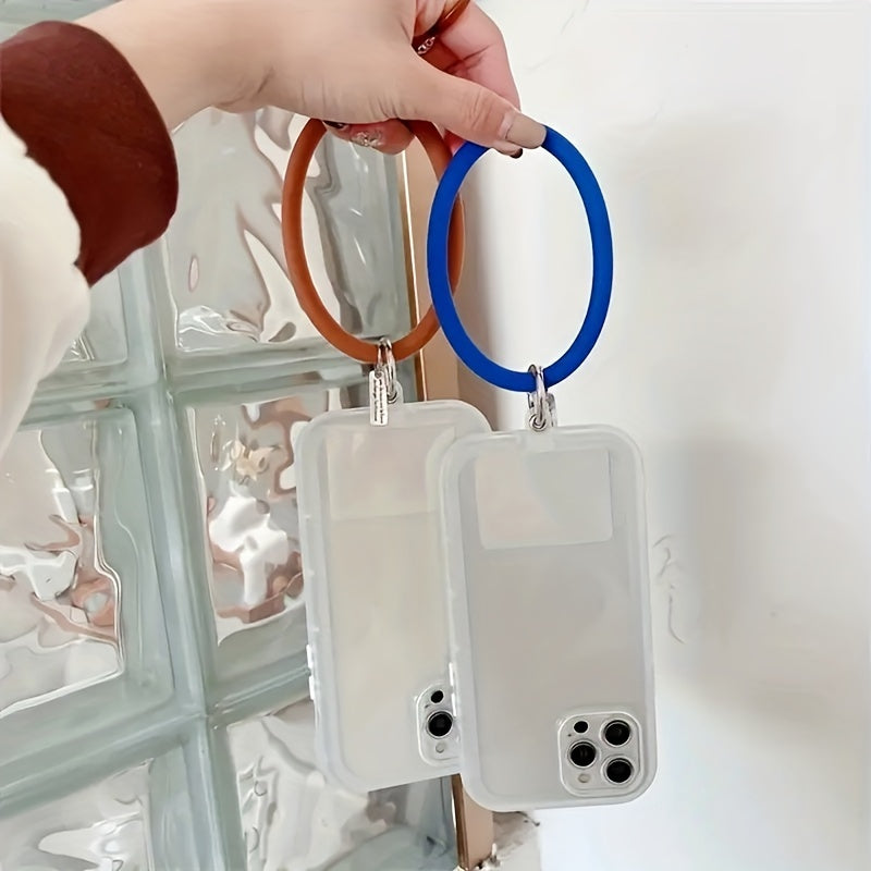 Fashionable Anti Lost Silicone Bracelet Keychain for Phones