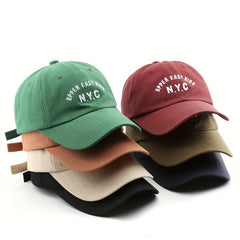 Alphabets Baseball Cap Soft Top Hat Men Women