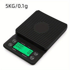3KG 5KG Digital Coffee Baking Scale with Timer Easy to Use
