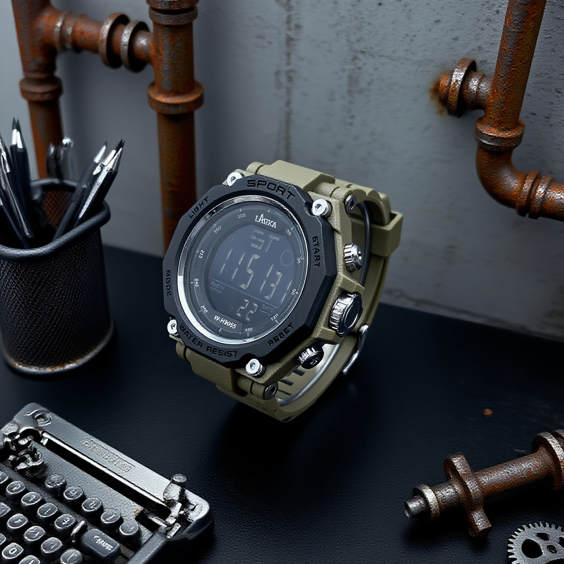 Youth Waterproof Sports Watch with Alarm & Timer