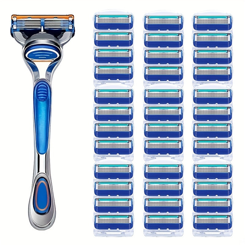 5-Layer Safety Razor Set Stainless Steel Blades