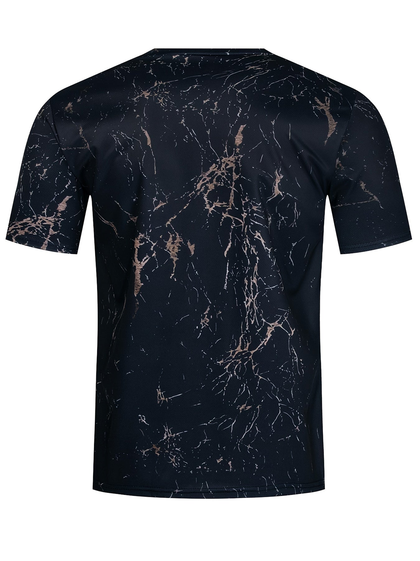 Men's Graphic Sweatshirt 3D Print Short Sleeve Casual T-shirt