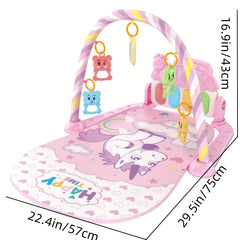 Fun Piano Pedal Gym Play Mat for Baby's Development