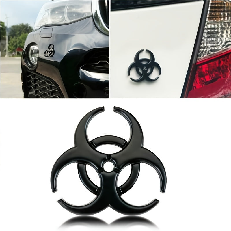 Metal Emblem Car Decal: Nuclear Umbrella Resident Sticker