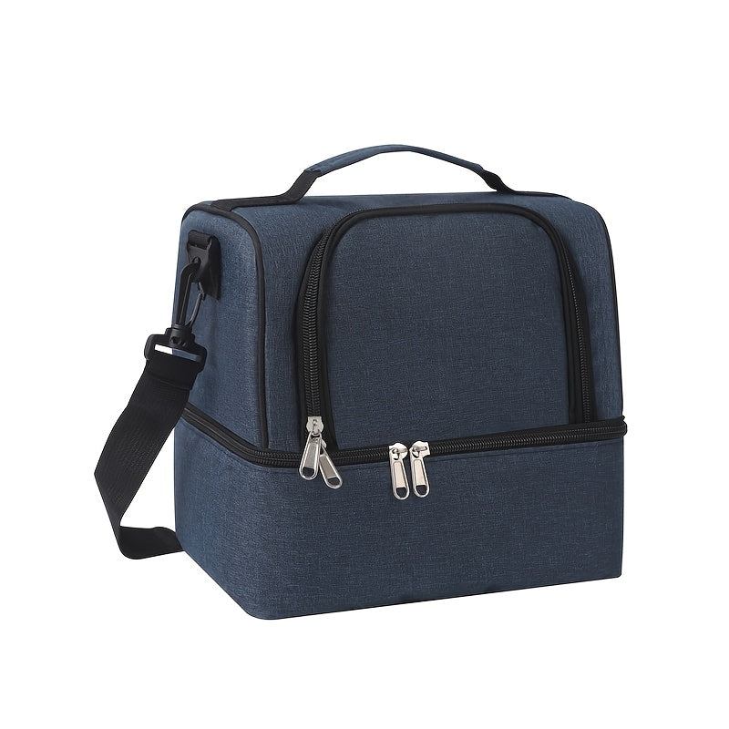 Large Insulated Lunch Bag Thermal Cooler with Shoulder Strap