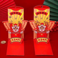 Creative Dragon Year 3D Red Envelope