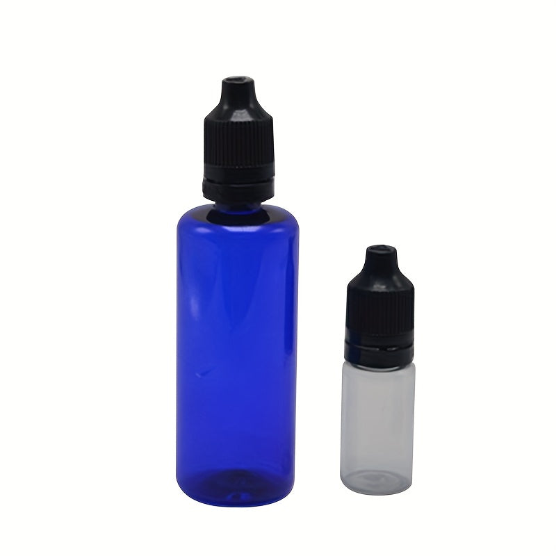 10pcs Plastic PE Dropper Bottles With Tamper Childproof Cap 10-120ML