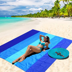 Waterproof Beach Blanket for 4-7 Adults Lightweight & Sandproof