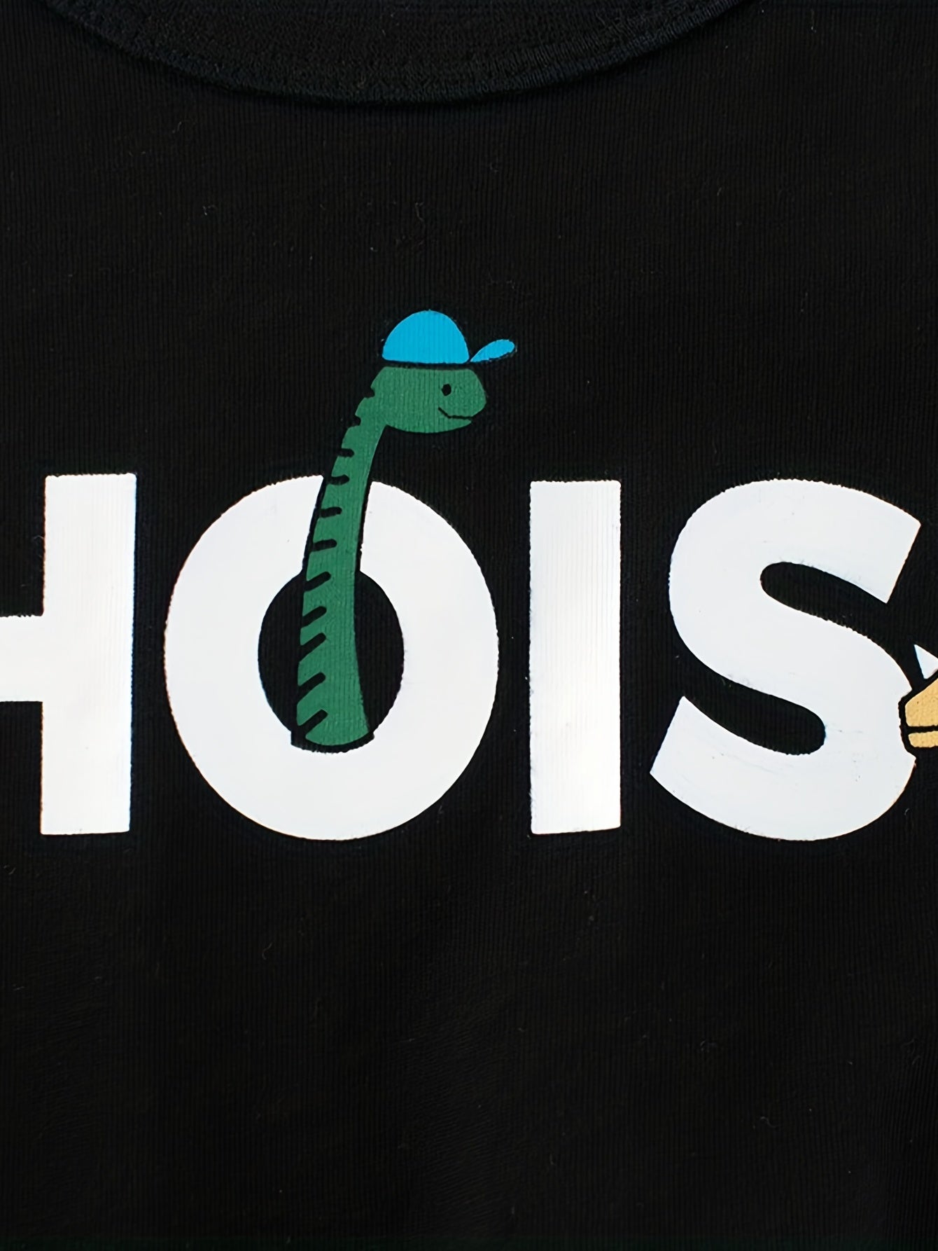 Boys Dino T-shirt & Denim Pants Set, Casual Summer Outfit