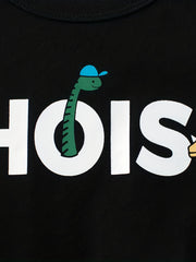 Boys Dino T-shirt & Denim Pants Set, Casual Summer Outfit