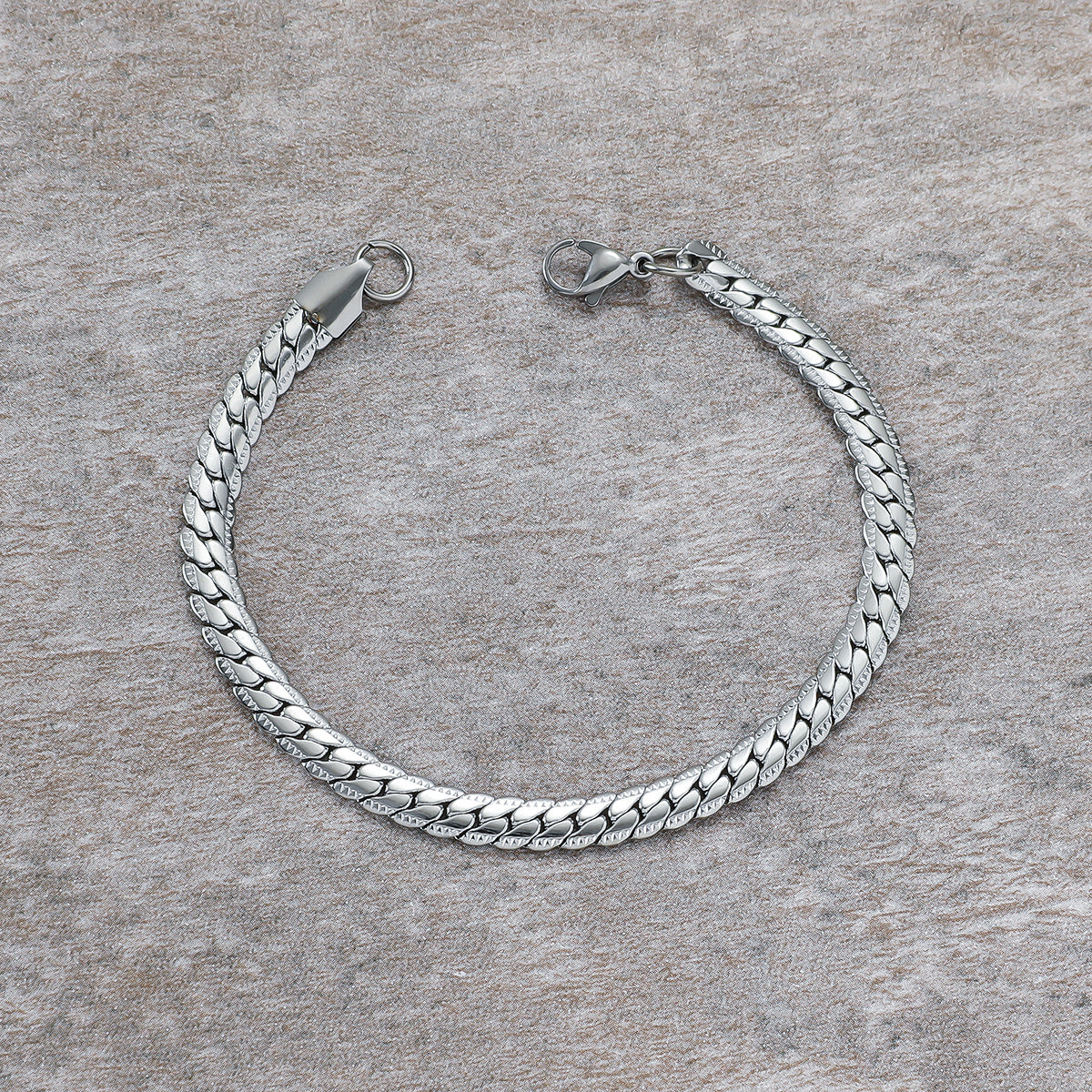 Men's Stainless Steel Cuban Link Bracelet 8 26inch