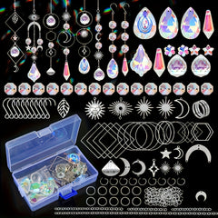 200pcs Crystal Sun Catcher DIY Kit Window & Garden Decor